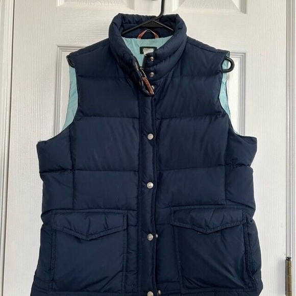 J. Crew Jackets & Coats J Crew Down Vest Womens Large Navy Puffer